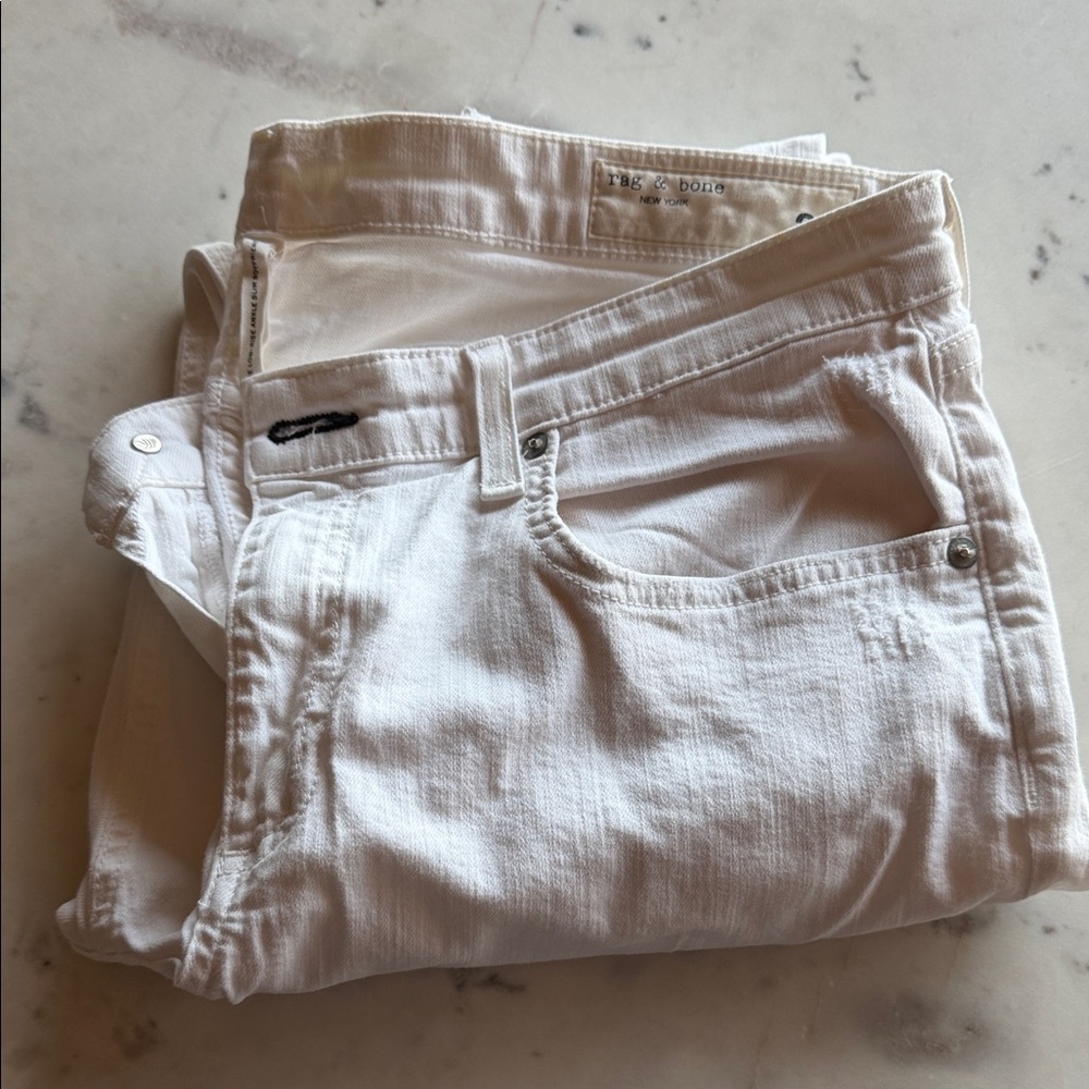 Rag & Bone "The Dre" low-rise slim ankle boyfriend jeans size 31